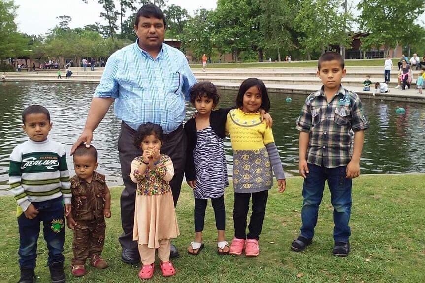 Photo of Waheed Etimad and family